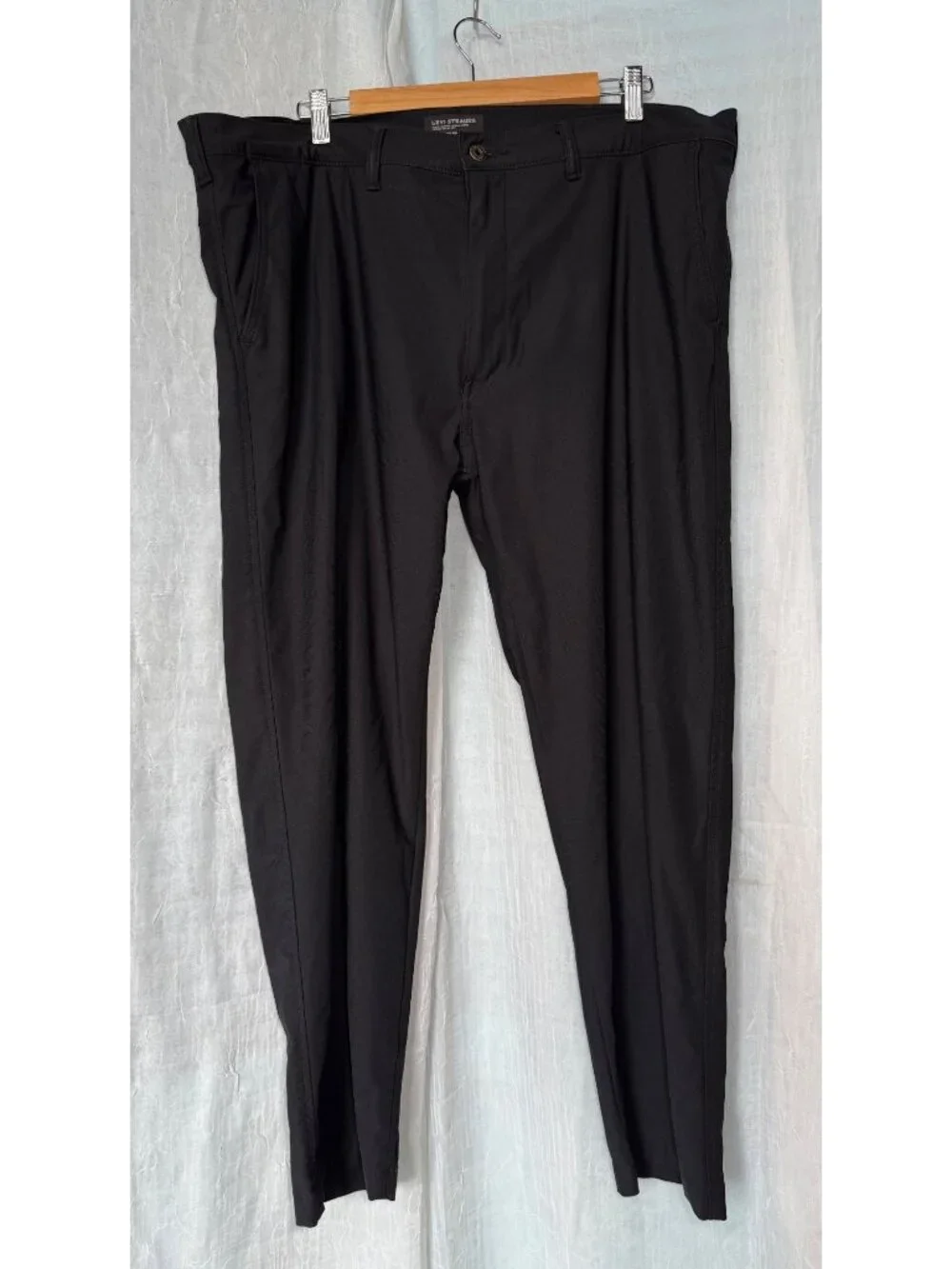 Levi’s XX Chino Tech Performance Standard Taper Pants Men's Black Flat Front Str